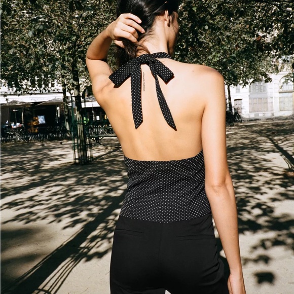 New Zara polka dot top - XL - Picture 2 of 6